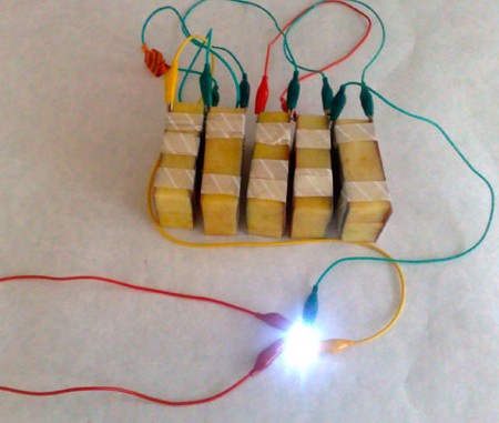 最新创意 马铃薯电池